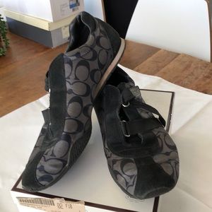 Coach tennis shoes, black/gray, Kyrie